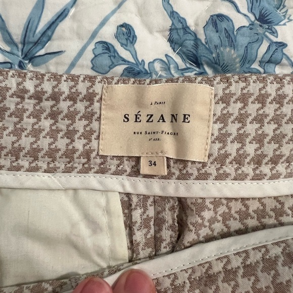 Houndstooth Sezane Pants - Picture 2 of 2